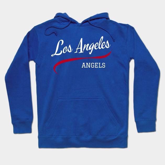 Angels Retro Hoodie by CityTeeDesigns